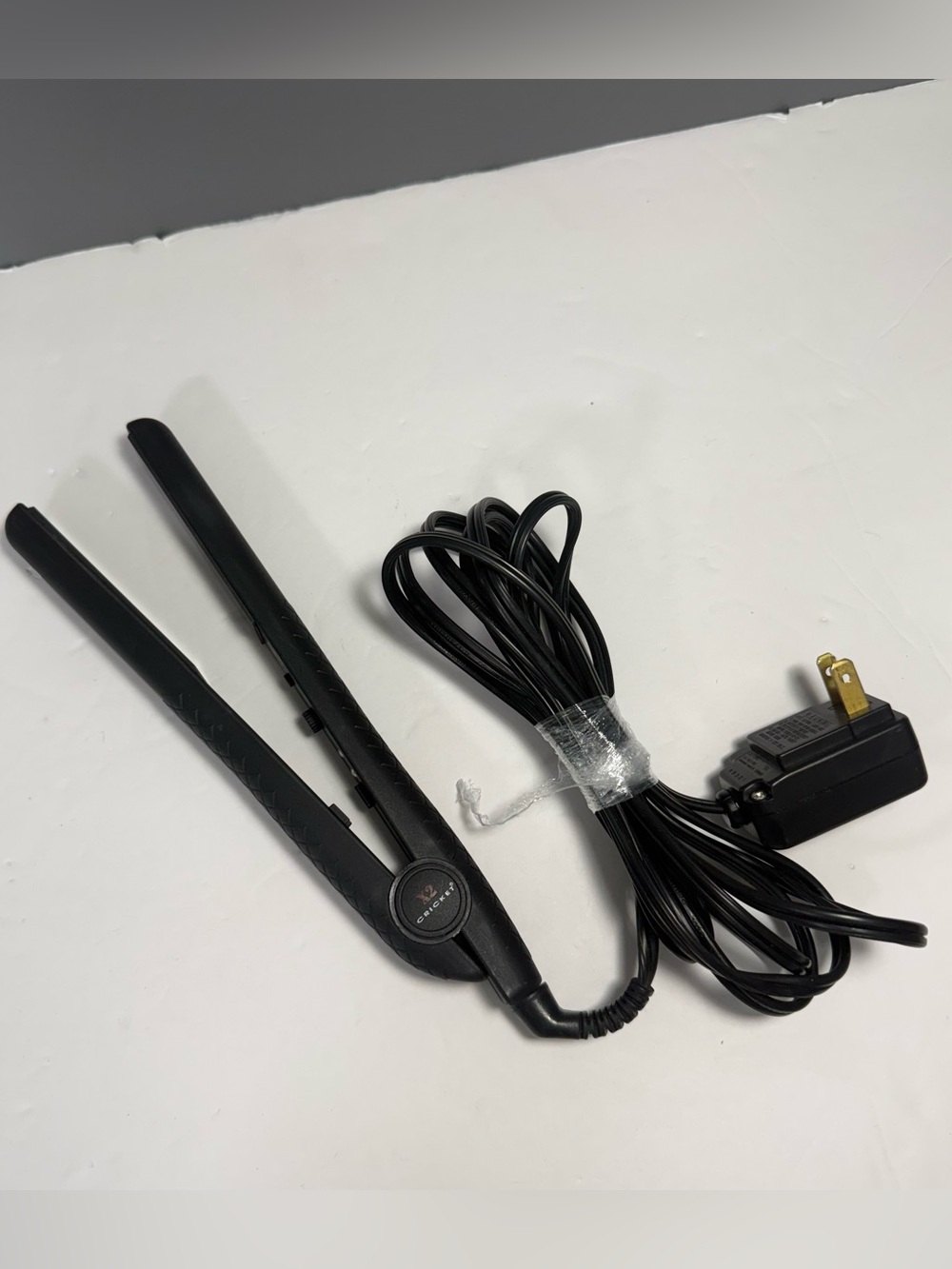 Cricket Stylist 1" Professional Ceramic Hair Hot Straightening Flat Iron Black